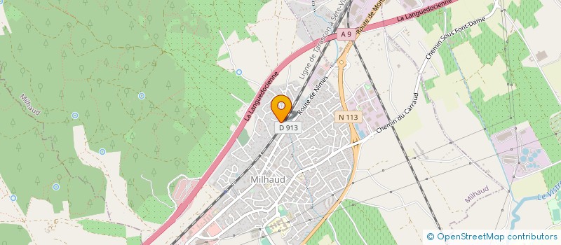 localisation de l'entreprise MADAME ZAINEB BOUMHAOUD  MILHAUD