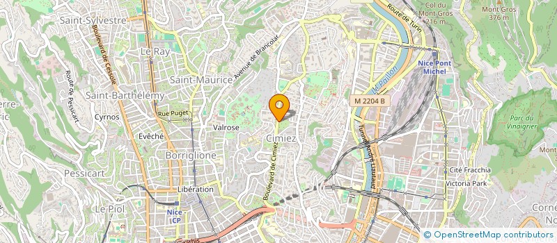 localisation de l'entreprise MADAME ZAIRA SAGAEVA  NICE