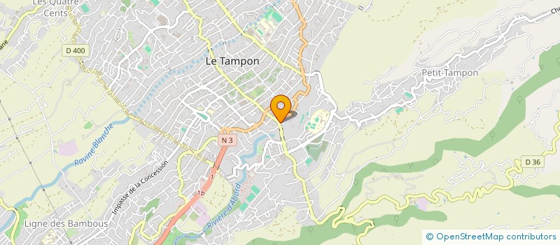 localisation de l'entreprise MADAME ZAITONY MOHAMADY à LE TAMPON