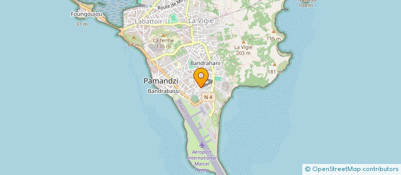 localisation de l'entreprise MADAME ZAITOUNI ALLAOUI à PAMANDZI