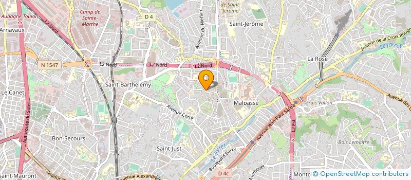 localisation de l'entreprise MADAME ZAITOUNI DHINOURAINI à MARSEILLE