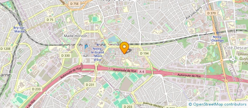 localisation de l'entreprise MADAME ZAIYU LIU  NOISY-LE-GRAND