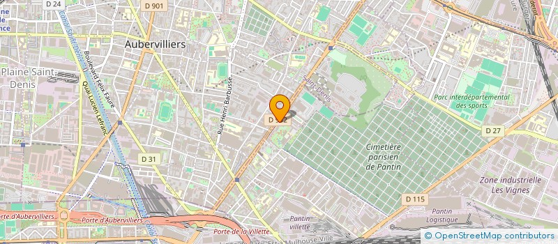 localisation de l'entreprise MADAME ZAKARIA SOILHATA à PANTIN
