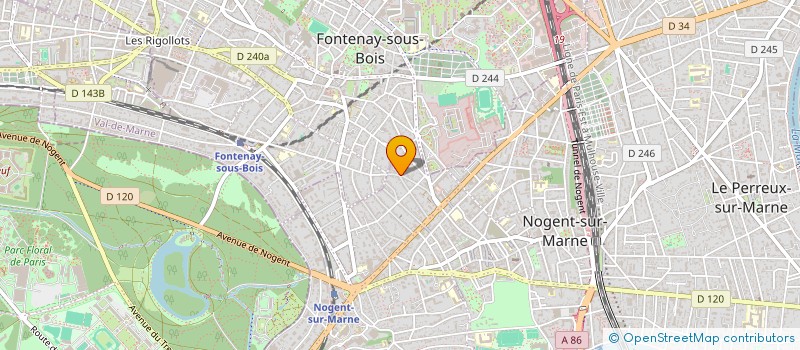 localisation de l'entreprise MADAME ZAKIA AKROUR  NOGENT-SUR-MARNE