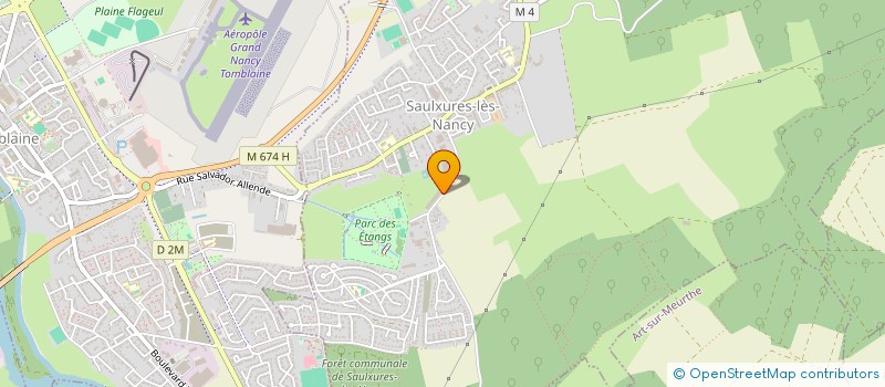 localisation de l'entreprise MADAME ZAKIA ALAOUI ISMAILI  SAULXURES-LES-NANCY