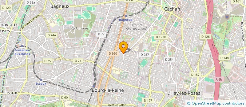 localisation de l'entreprise MADAME ZAKIA BELLIL à BOURG-LA-REINE