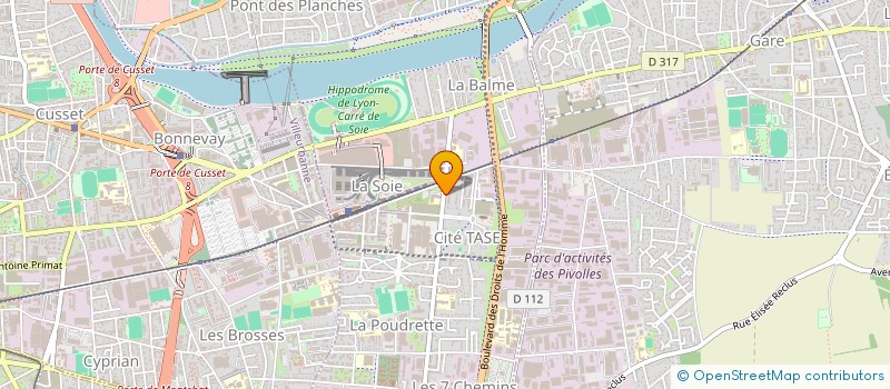 localisation de l'entreprise MADAME ZAKIA BERKANE  VAULX-EN-VELIN