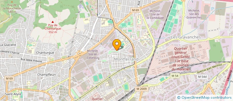 localisation de l'entreprise MADAME ZAKIA BOUJMAL  CLERMONT-FERRAND