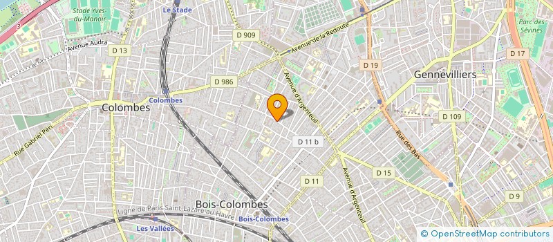 localisation de l'entreprise MADAME ZAKIA CHEKARA à BOIS COLOMBES