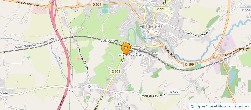 localisation de l'entreprise MADAME ZAKIA EL HAILAA  VILLEDIEU-LES-POELES-ROUFFIGNY