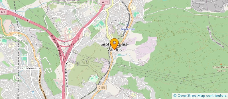 localisation de l'entreprise MADAME ZAKIA KESSAI à SEPTEMES-LES-VALLONS
