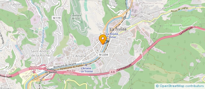 localisation de l'entreprise MADAME ZAKIA KHAIA à NICE
