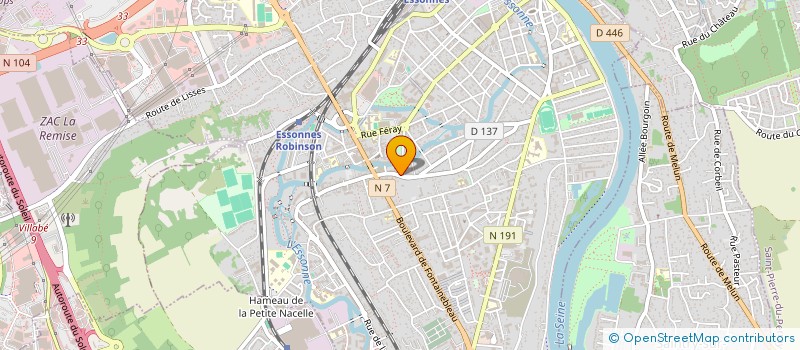 localisation de l'entreprise MADAME ZAKIA LEMRINI-GONCALVES à CORBEIL-ESSONNES
