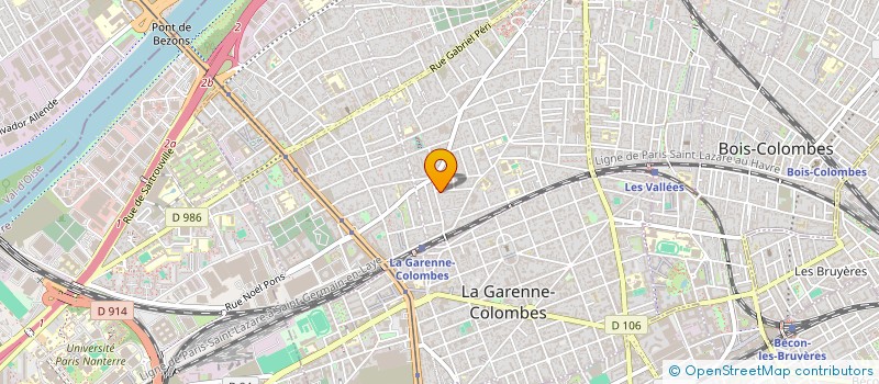 localisation de l'entreprise MADAME ZAKIA MOUFEK à COLOMBES