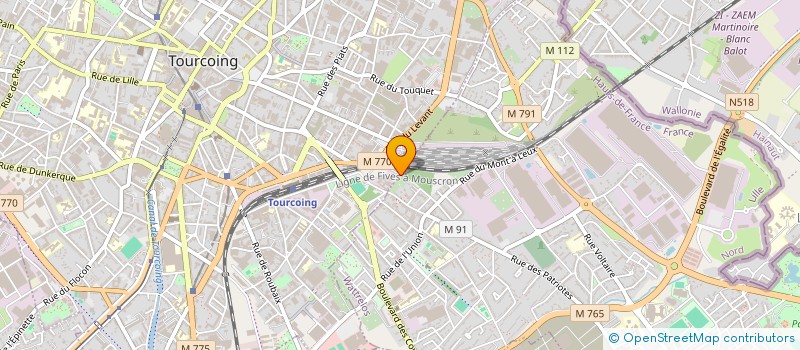localisation de l'entreprise MADAME ZAKIA NOUIOUA à TOURCOING