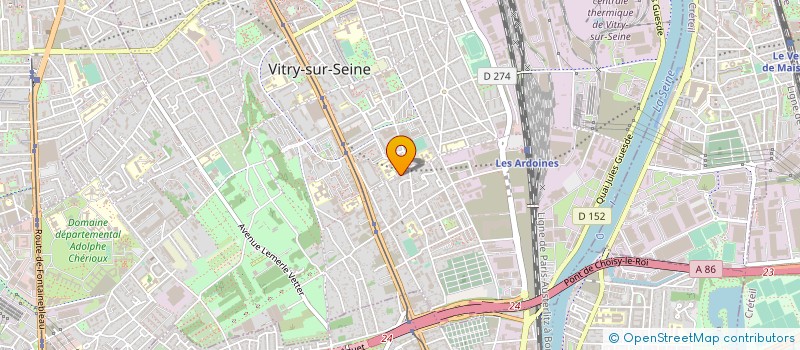 localisation de l'entreprise MADAME ZAKIA RHIATI SALIH à VITRY-SUR-SEINE
