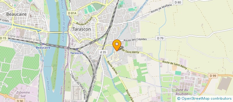 localisation de l'entreprise MADAME ZAKIA TEGOURT  TARASCON