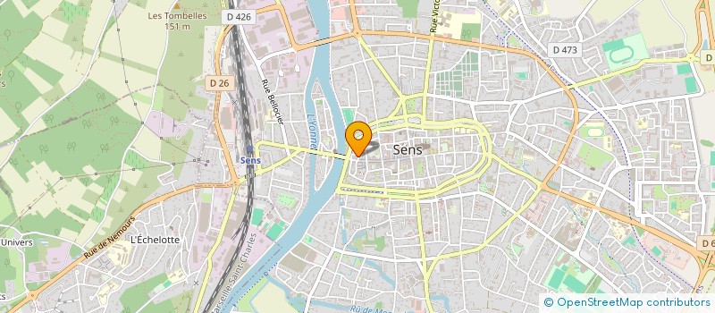 localisation de l'entreprise MADAME ZAKIYA EL HAOUCHI  SENS