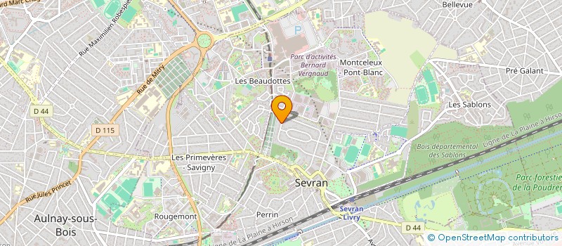 localisation de l'entreprise MADAME ZAKYA HAMDAOUI à SEVRAN