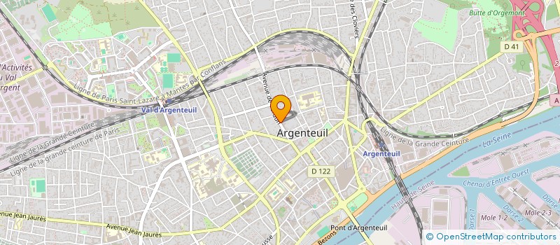 localisation de l'entreprise MADAME ZALEIDA HARCHA  ARGENTEUIL