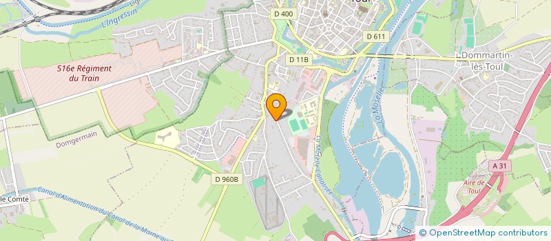 localisation de l'entreprise MADAME ZALHATA MOHAMED  TOUL