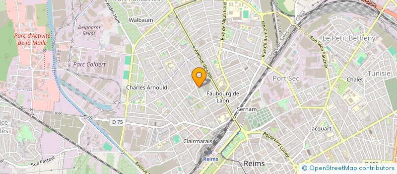 localisation de l'entreprise MADAME ZALINA GASHAEVA  REIMS