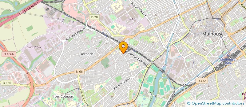 localisation de l'entreprise MADAME ZAMFIRA BALOGH  MULHOUSE