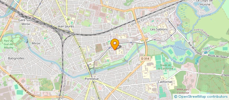 localisation de l'entreprise MADAME ZAMRA HAMADA  LE MANS