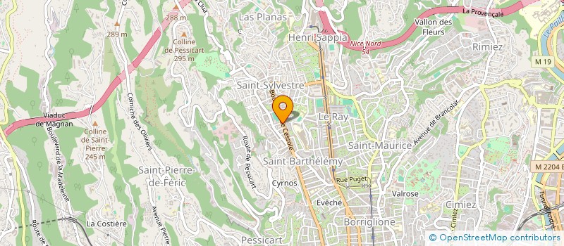 localisation de l'entreprise MADAME ZANDRA BJORK à NICE