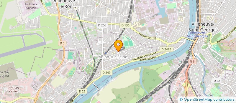 localisation de l'entreprise MADAME ZANDRINDRAINY RAKOTOARIMANGA  ABLON-SUR-SEINE