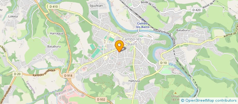 localisation de l'entreprise MADAME ZANE LAPSA  CAMBO-LES-BAINS