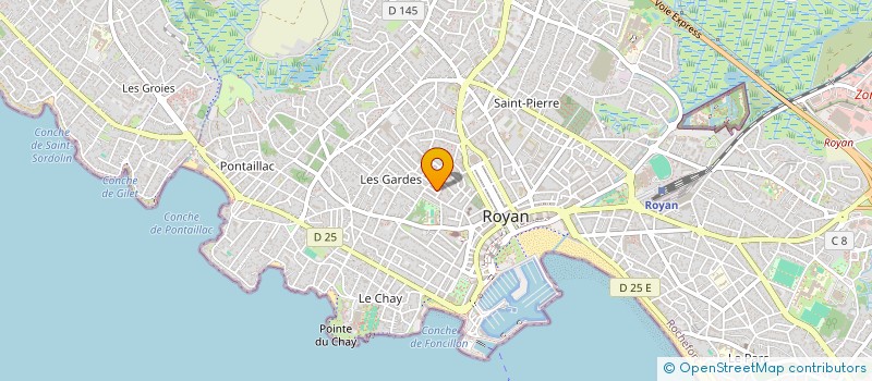 localisation de l'entreprise MADAME ZANETA BELASICOVA  ROYAN