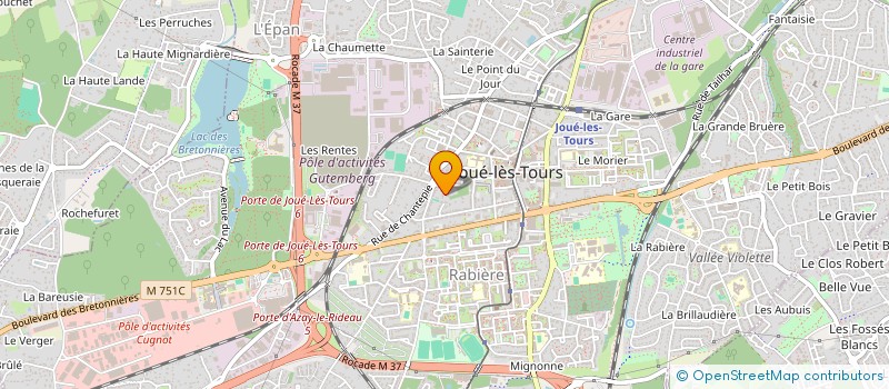 localisation de l'entreprise MADAME ZANNA PROHOROVA  BEAUMONT-LOUESTAULT