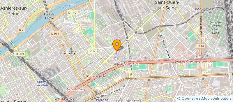 localisation de l'entreprise MADAME ZANTHY AMANI à CLICHY