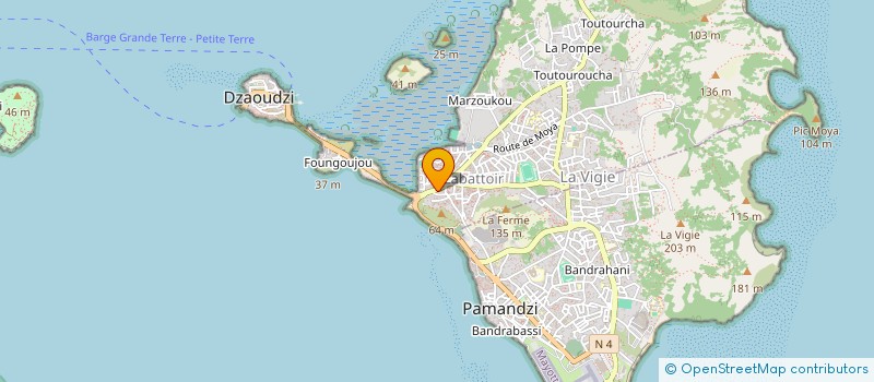 localisation de l'entreprise MADAME ZAOUDJATI SOUMAIL à DZAOUDZI