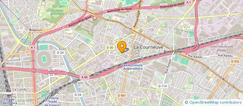 localisation de l'entreprise MADAME ZARA ABDELLAOUI à LA COURNEUVE