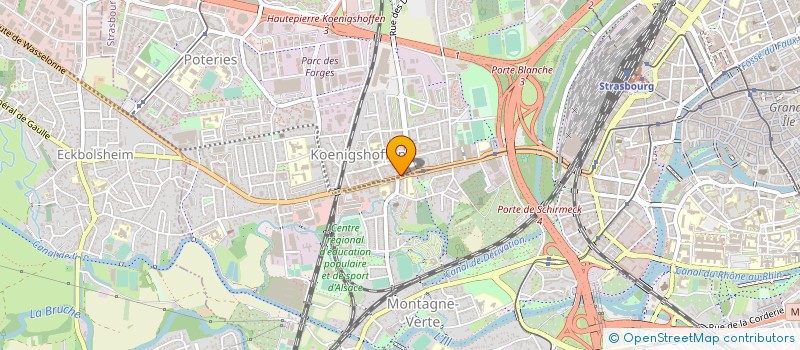 localisation de l'entreprise MADAME ZARA ZOZIKYAN à STRASBOURG