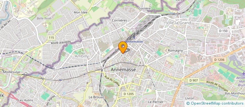 localisation de l'entreprise MADAME ZARAHEMLA FUZINATO  ANNEMASSE