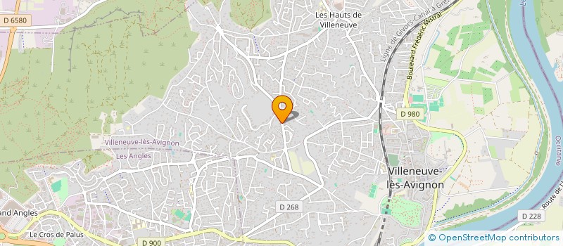 localisation de l'entreprise MADAME ZAREENA RAHIME  VILLENEUVE LES AVIGNON