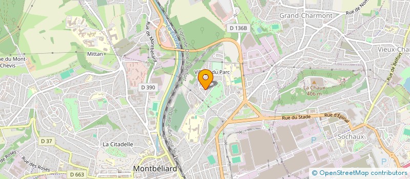 localisation de l'entreprise MADAME ZARIFA FATIEVI  MONTBELIARD