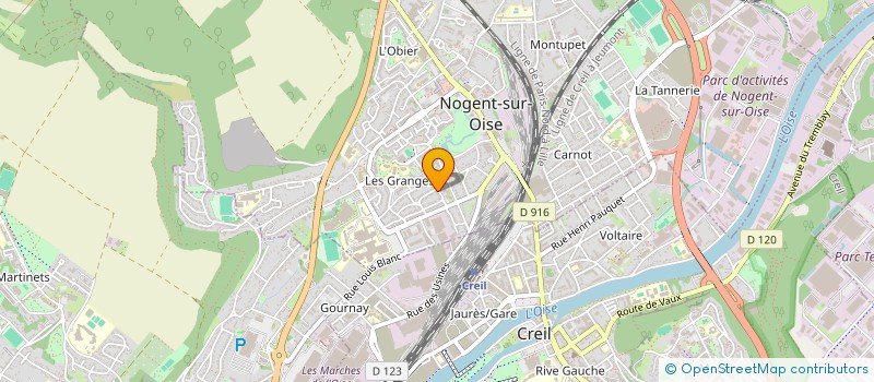 localisation de l'entreprise MADAME ZARINA ABDOUL  NOGENT-SUR-OISE