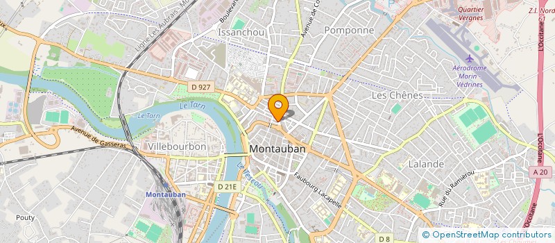 localisation de l'entreprise MADAME ZAZA BENKHELIFA  MONTAUBAN