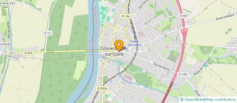 localisation de l'entreprise MADAME ZAZIA KHARBOUCH  COSNE-COURS-SUR-LOIRE