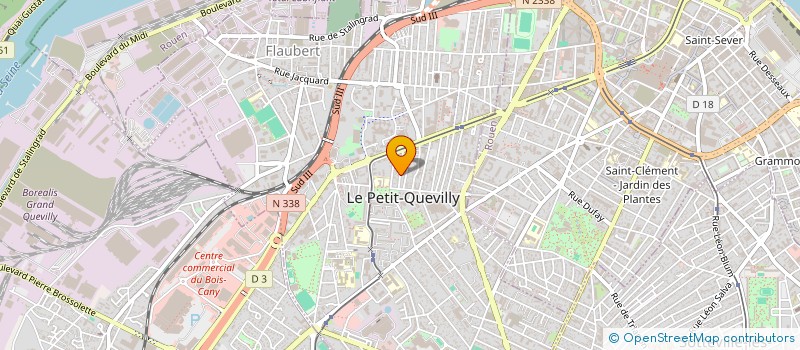 localisation de l'entreprise MADAME ZEBETH MENDY à LE PETIT-QUEVILLY