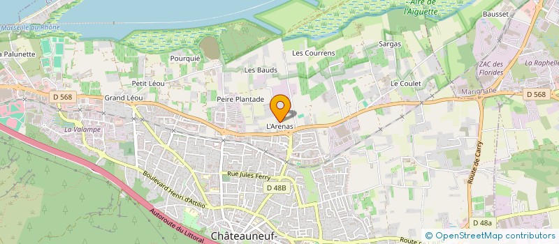localisation de l'entreprise MADAME ZEHIRA MELILI à CHATEAUNEUF-LES-MARTIGUES