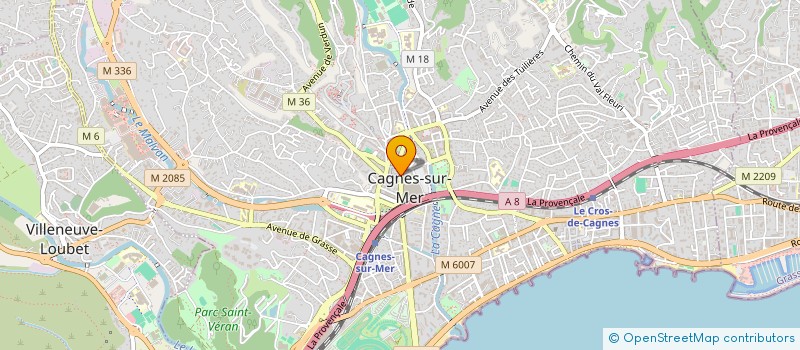 localisation de l'entreprise MADAME ZEHORA OUSMER à CAGNES-SUR-MER