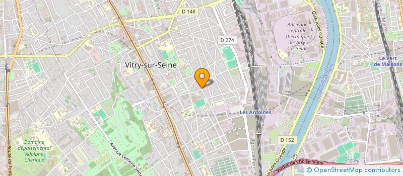 localisation de l'entreprise MADAME ZEHRA AISSIOU  VITRY-SUR-SEINE