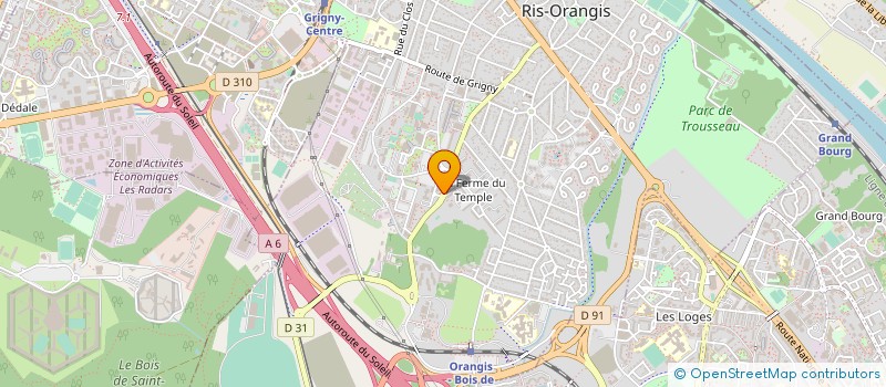 localisation de l'entreprise MADAME ZEHRA ORUC  RIS-ORANGIS