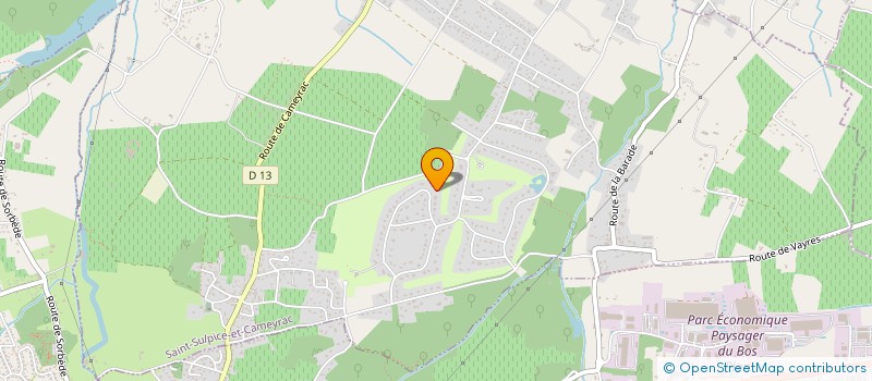 localisation de l'entreprise MADAME ZEINA ABOU RESLAN  SAINT-SULPICE-ET-CAMEYRAC