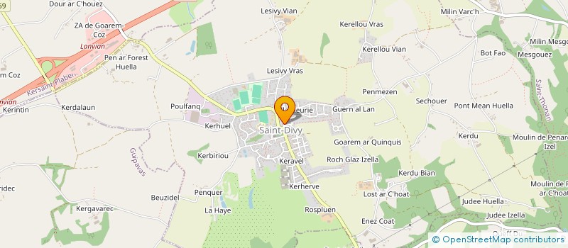 localisation de l'entreprise MADAME ZEINA GHORAYEB  ST DIVY